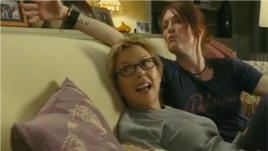 Scenă din filmul „The kids are all right”