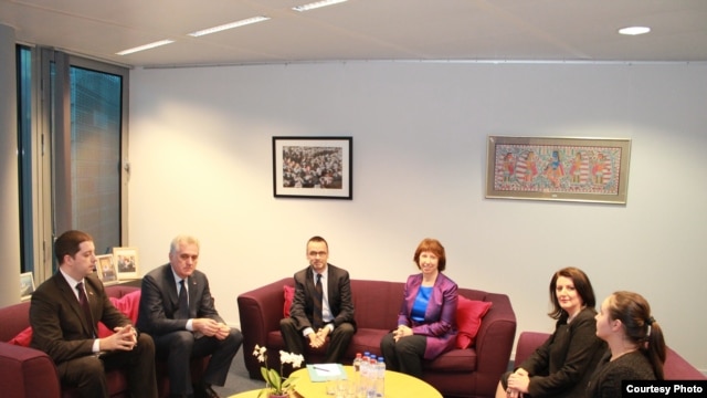 Sastanak predsednika Srbije i Kosova u Briselu, februar 2013.