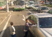 Tajik street children in Moscow (RFE/RL)
