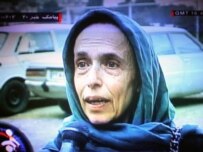 Haleh Esfandiari on Iranian television after her release from prison (AFP)