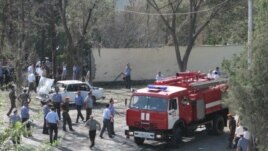 The bomb killed two police officers