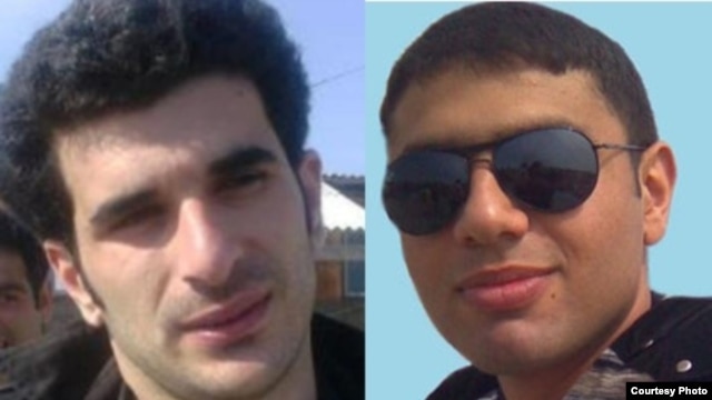 Azerbaijani poets Shahryar Hajizadeh and Farid Husseinov