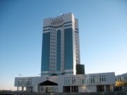 Здание дома правительства в Астане.