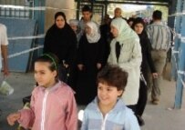 Iraqi voters in Baghdad (RFE/RL)
