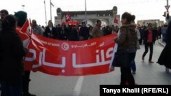 في مسيرة الاحد المناهضة للارهاب، تونس، 29 آذار 2015
