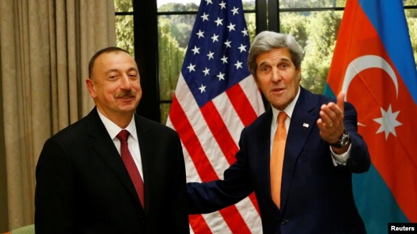 İlham Əliyev və John Kerry