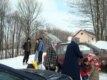 Нұрғалиевтер отбасы Вышни Лхотыдағы босқындар лагеріне бара жатыр. 1 ақпан, 2009 жыл.