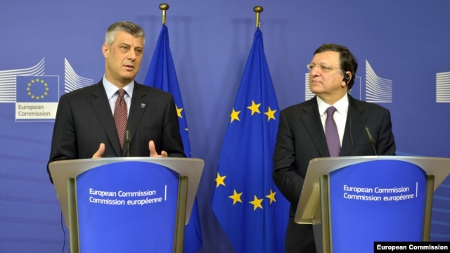 Jose Manuel Barroso i Hashim Thaci