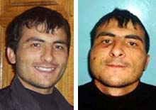 Kudayev, before and after his detention (file photo)