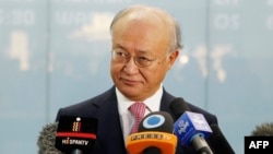 The head of the IAEA, Yukiya Amano, said he saw "no radical change" in Iran's nuclear program.