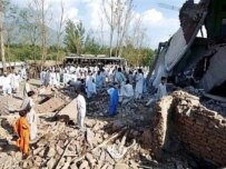 The site of the attack in the Northwest Frontier Province (AFP)