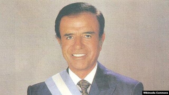 Карлос Менем, президент Аргентины с 1989 по 1999 год