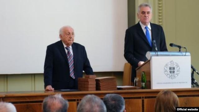 Tomislav Nikolić i SANU, novembar 2012.