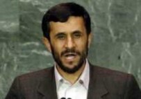 President Ahmadinejad (in file photo) suggested U.K. involvement in the deadly 15 October bombings