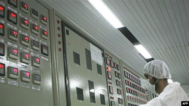 The control room of the Isfahan uranium conversion facility, 420 kilometers south of Tehran.
