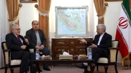 Ali Akbar Salehi i Lakhdar Brahimi u Teheranu