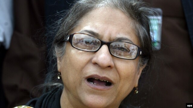 Asma Jahangir, a leading Pakistani lawyer and human rights campaigner