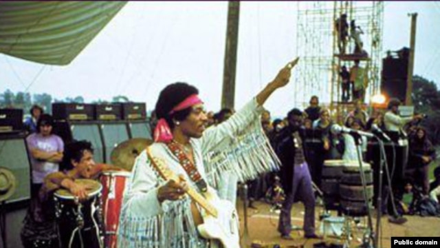 Jimi Hendrix në Woodstock 