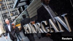 Нью-Йорктегі JP Morgan & Chase Co.банкі кеңсесі (Көрнекі сурет).