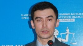 Маңғыстау облыстық сотының баспасөз өкілі Нұрлан Күнтуов. Ақтау, 17 сәуір 2012 жыл.