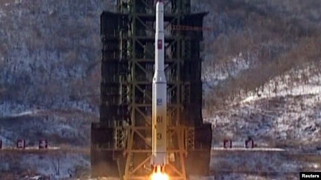 Snimak lansiranja rakete u Severnoj Koreji iz decembra 2012. godine