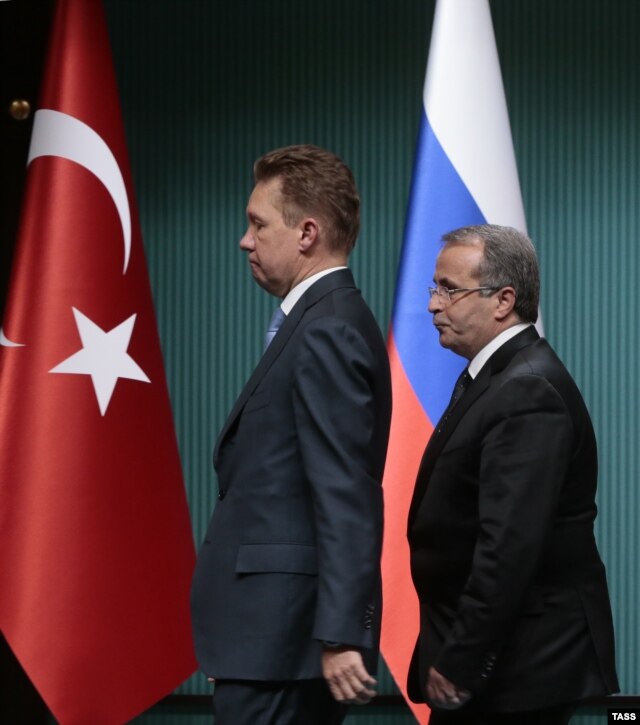 Алексей Миллер на церемонии подписания меморандума о строительстве "Турецкого потока"