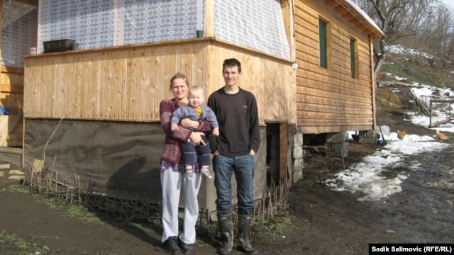 The couple set up house in a home built for them by an Austrian charity.
