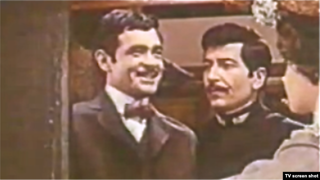 Imagine din „Mofturi” de Ion Luca Caragiale (în regia lui Jean Georgescu, 1964) cu Iurie Darie și Ion Dichiseanu.