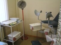 An examination room at the Simona center (RFE/RL)