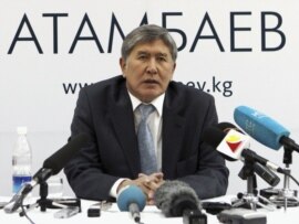 Kyrgyzstan President-elect Almazbek Atambaev