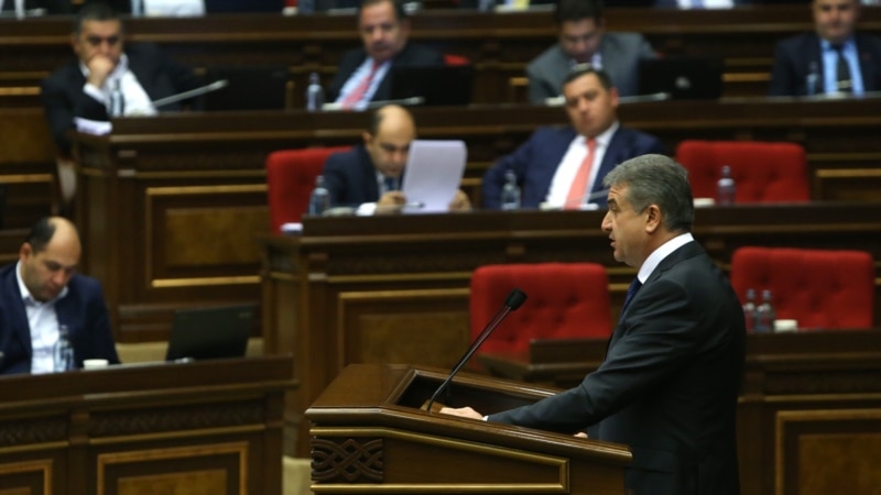 Armenian Parliament Debates New Government Program