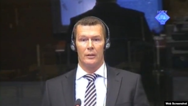 Eelco Koster svjedoči na suđenju Ratku Mladiću, 20. srpanj 2012.