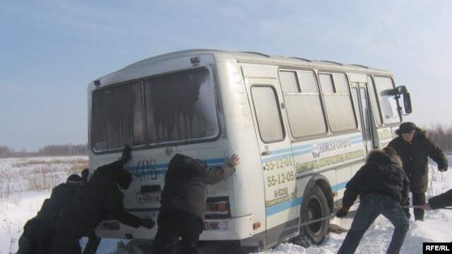 Hard travelin' near Omsk