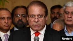Pakistani Prime Minister Nawaz Sharif (file photo)