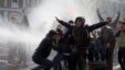 Azerbaijan -- Policemen use water cannons to break up the crowd of protesters during a rally in Baku, 10Mar2013