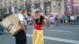 Киев көшеcінде жүрген неміс фанаттары. 22 маусым 2012 жыл.
