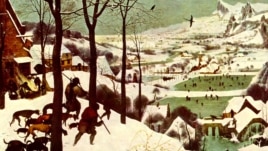 Pieter Bruegel cel Bătrân "Vânători în zăpadă" (anul 1565)