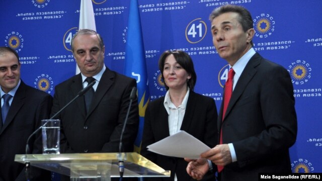 მთავრობის წევრობის კანდიდატების დასახელება ”ქართული ოცნების” ოფისში