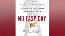 The cover of the book "No Easy Day" by Mark Owen (a pseudonym), a Navy SEAL, about the raid that killed Osama bin laden in Abbottabad, Pakistan, in May 2011.