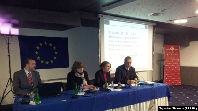 Konferencija za novinare nakon okončanja projekta, Sarajevo, februar 2012.