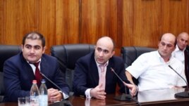 Armenia - Casino owners at a meeting with Prime Minister Tigran Sarkisian, Yerevan, 26Sep2012.