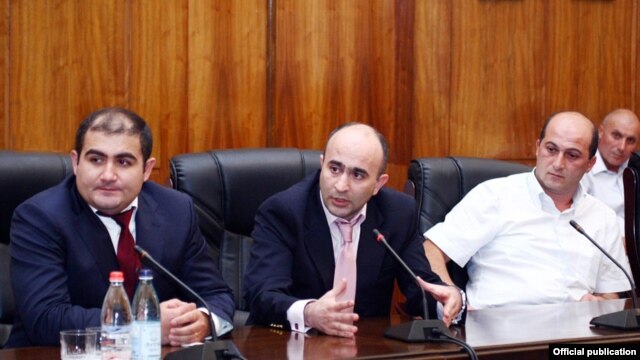 Armenia - Casino owners at a meeting with Prime Minister Tigran Sarkisian, Yerevan, 26Sep2012.
