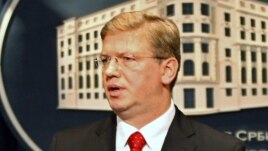 EU Enlargement Commissioner Stefan Fuele