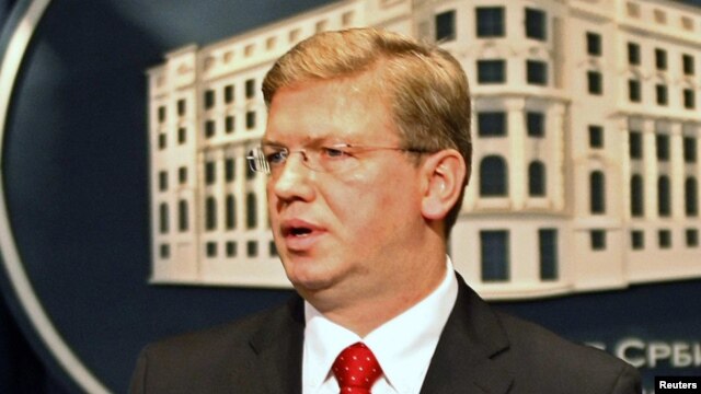 EU Enlargement Commissioner Stefan Fuele