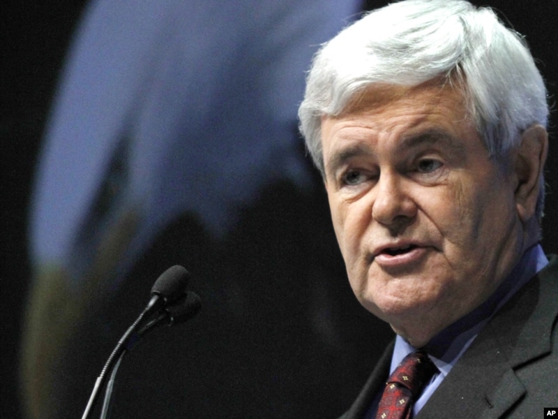 newt gingrich young. Republican Newt Gingrich