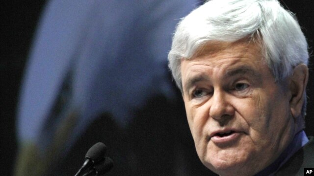 Former speaker of the U.S. House of Representatives  and presidential hopeful Newt Gingrich