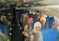 Uzbek refugees being sent by the UN to Romania from Kyrgyzstan last month