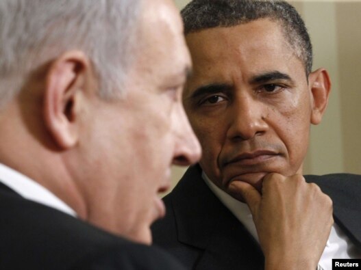 Беньямин Нетаньяху и Барак Обама. Вашингтон, 20 мая 2011 г