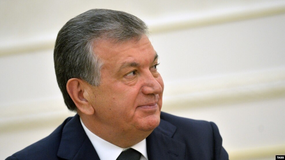 Acting Uzbek President Shavkat Mirziyaev (file photo)