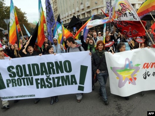 Antifašistički protesti u Beogradu, novembar 2009.